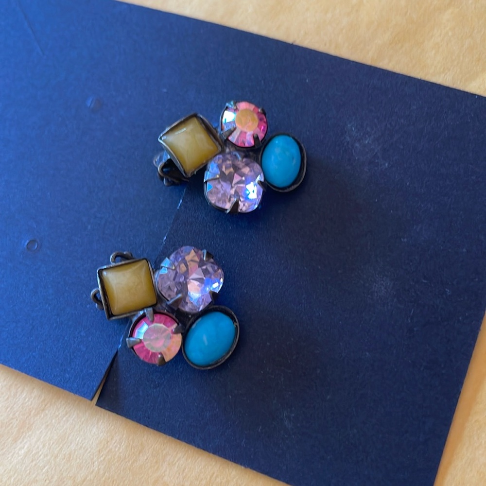 Stunning Sorrelli Vintage Clip On Earrings